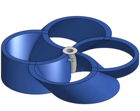 4 blade Toroidal Propeller