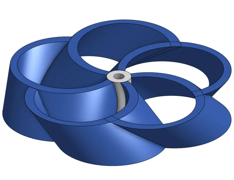 5 blade Toroidal Propeller