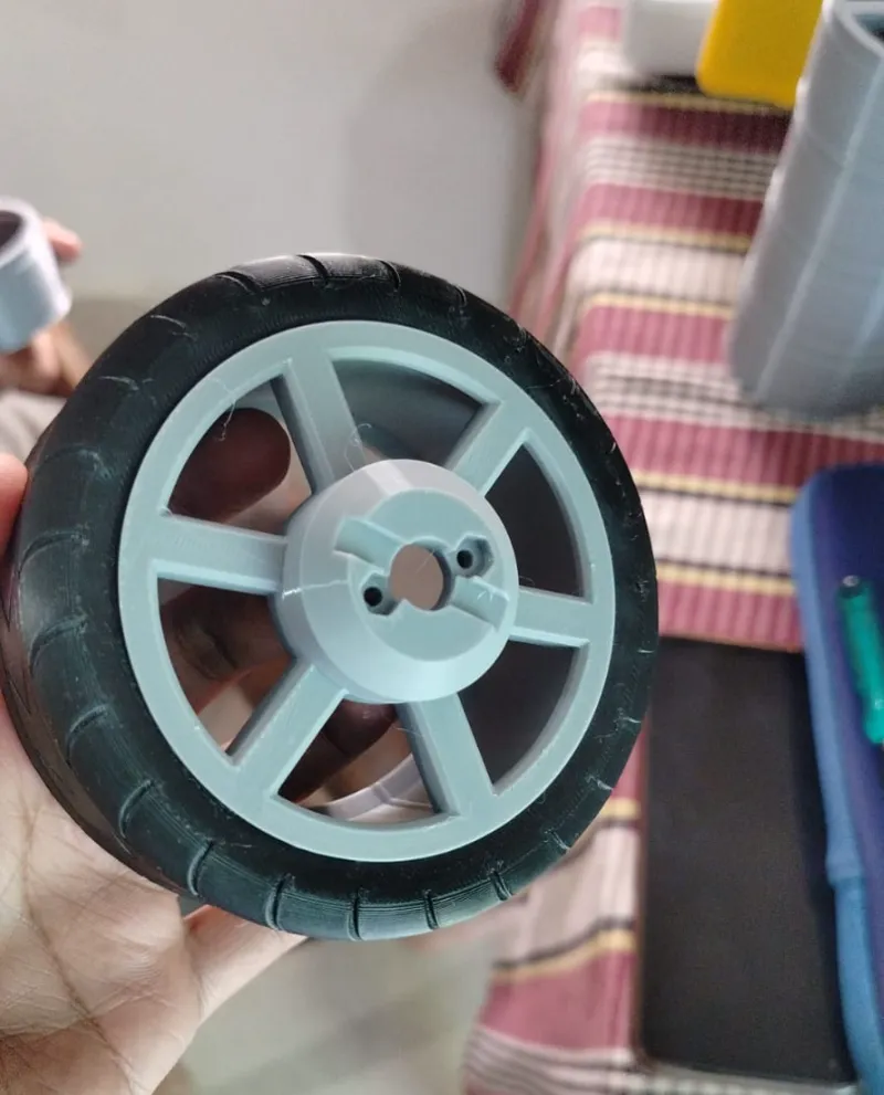 Tire for WildWillyRobots stair climbing rover