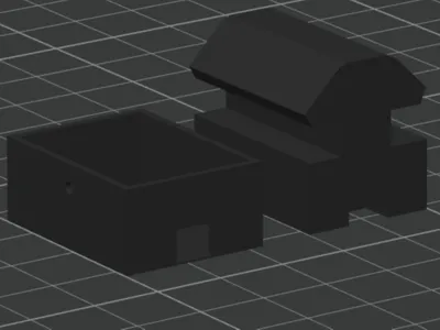 I2C module housing for 1.5 inch extruded railing