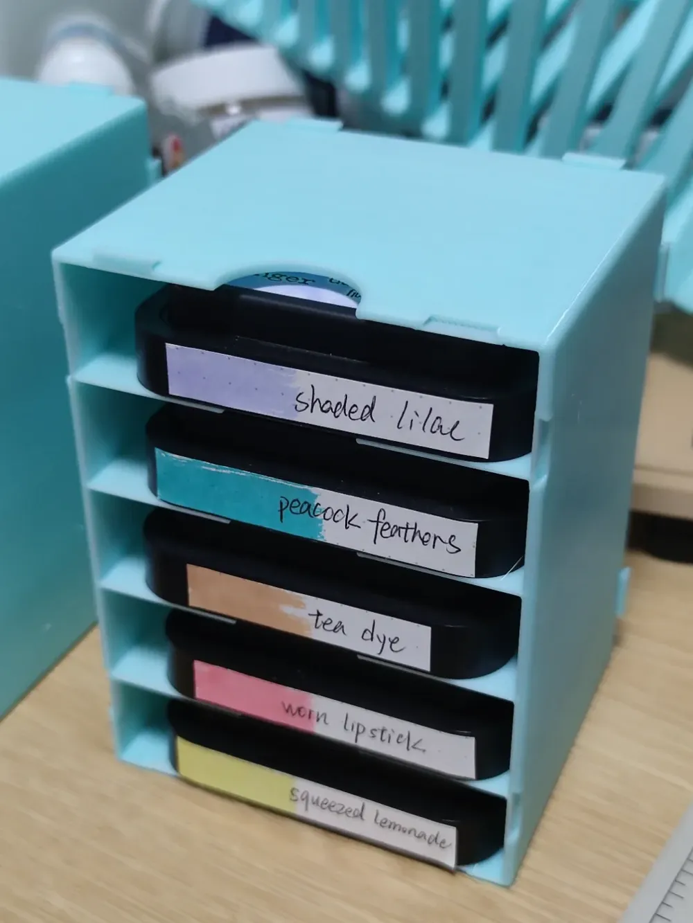 Ink Pad Organizer Tim Holtz Distress Ink Storage Box (Freely Expandable ...