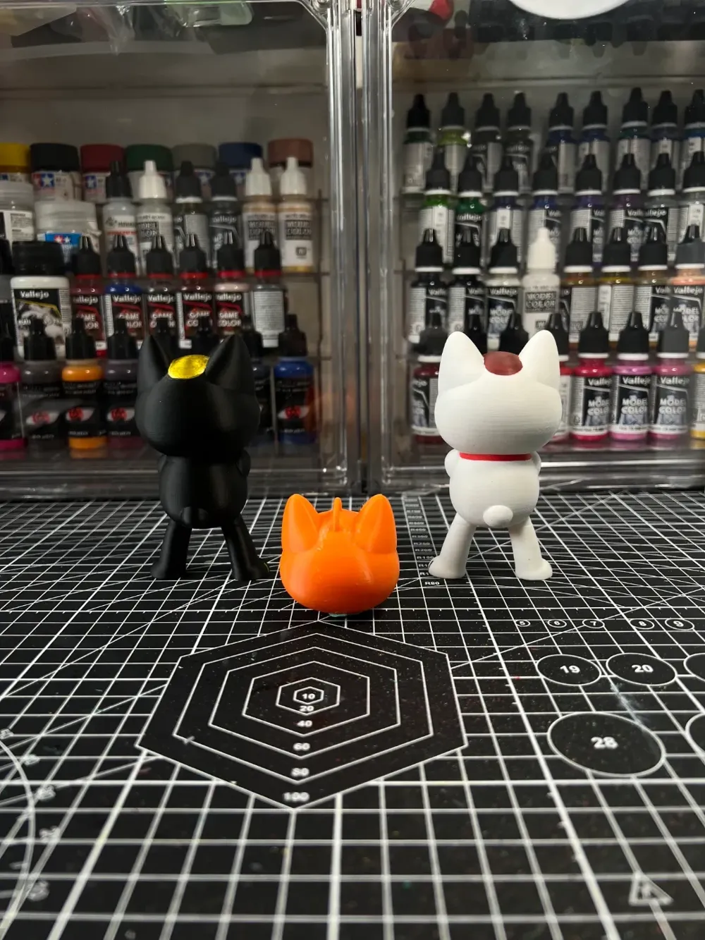 Turbo Granny, the Bold Party High-Speed Grandma Lucky Cat (Multicolor AMS Collection) by CC