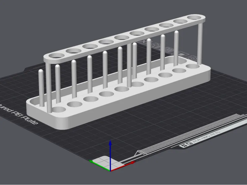 10 Test Tube Rack
