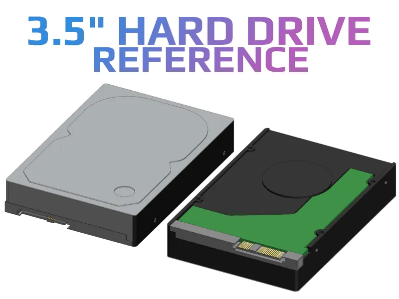 Hard Drive Reference Model (3.5" Inch HDD)
