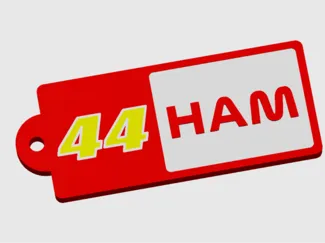 Hamilton keychain 44 Ferrari