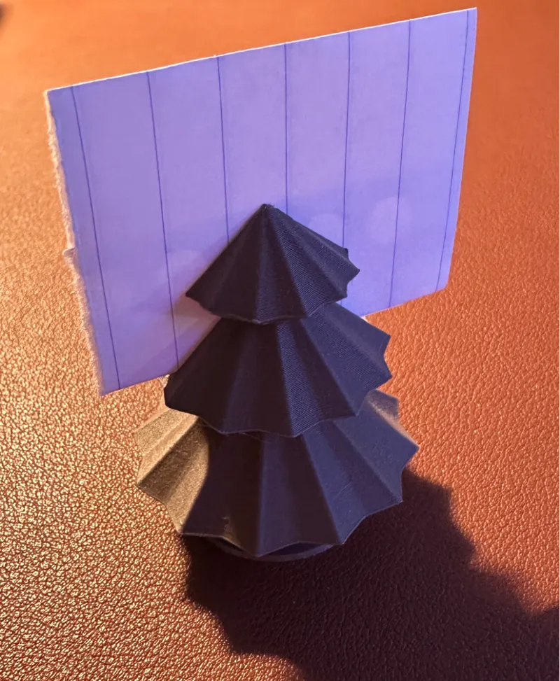 Holder placement card Christmas tree