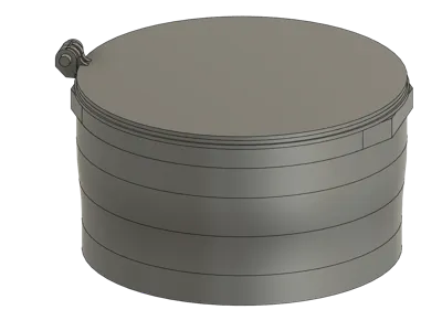 Exhaust air outlet (with check valve)