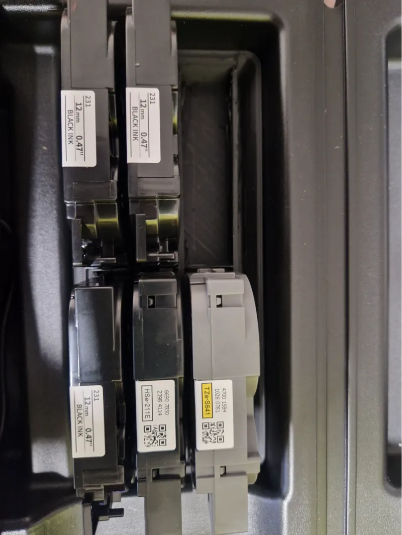 Brother label printer- label holder