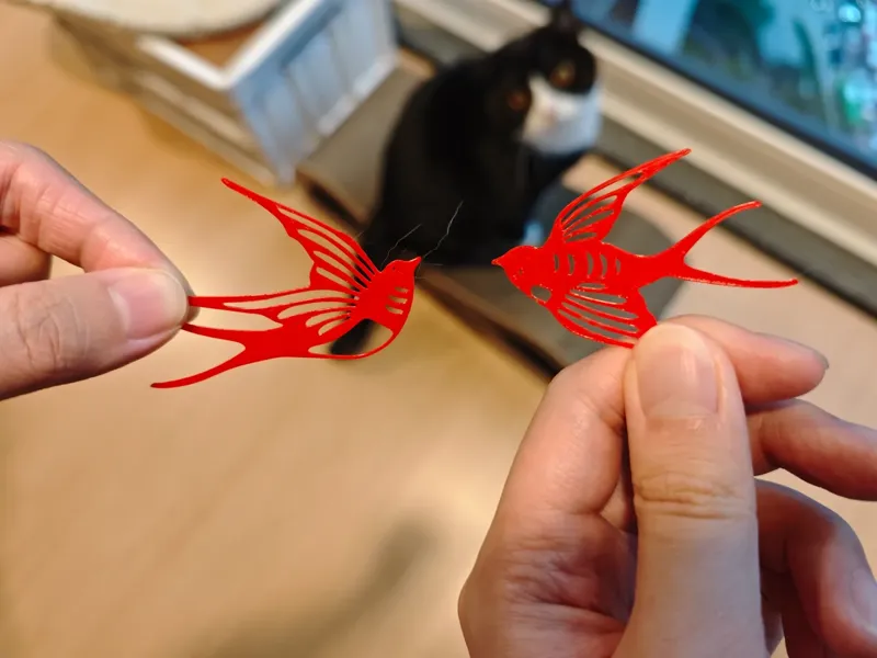 0.9克，窗花燕子，逗猫神器