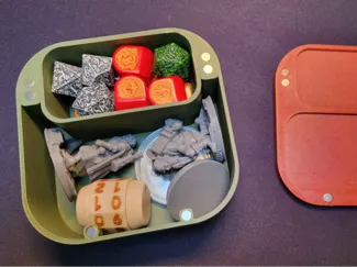 Remix of Dice Storage System - stronger magnets