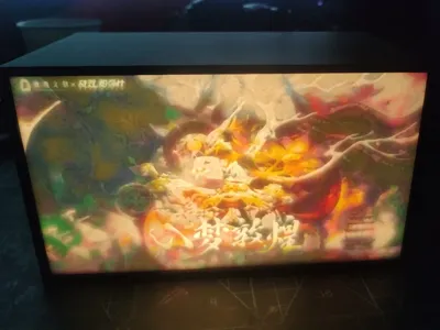 16cm*9cm浮雕照片灯箱