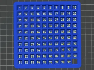 数字华容道 10×10 