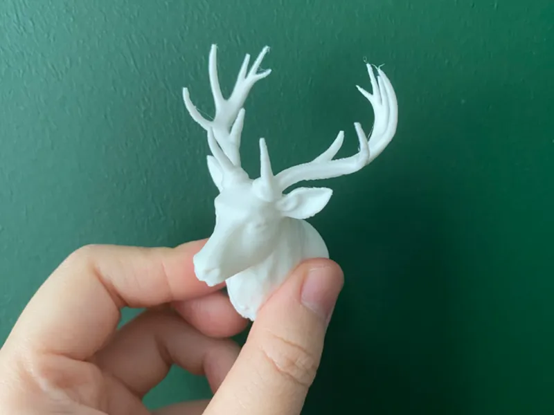 Stag head by @aliceinminiatureland