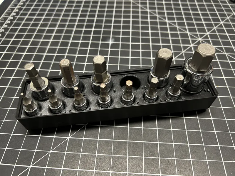 Gridfinity NEIKO Metric Hex Bit 13-Piece Sockets