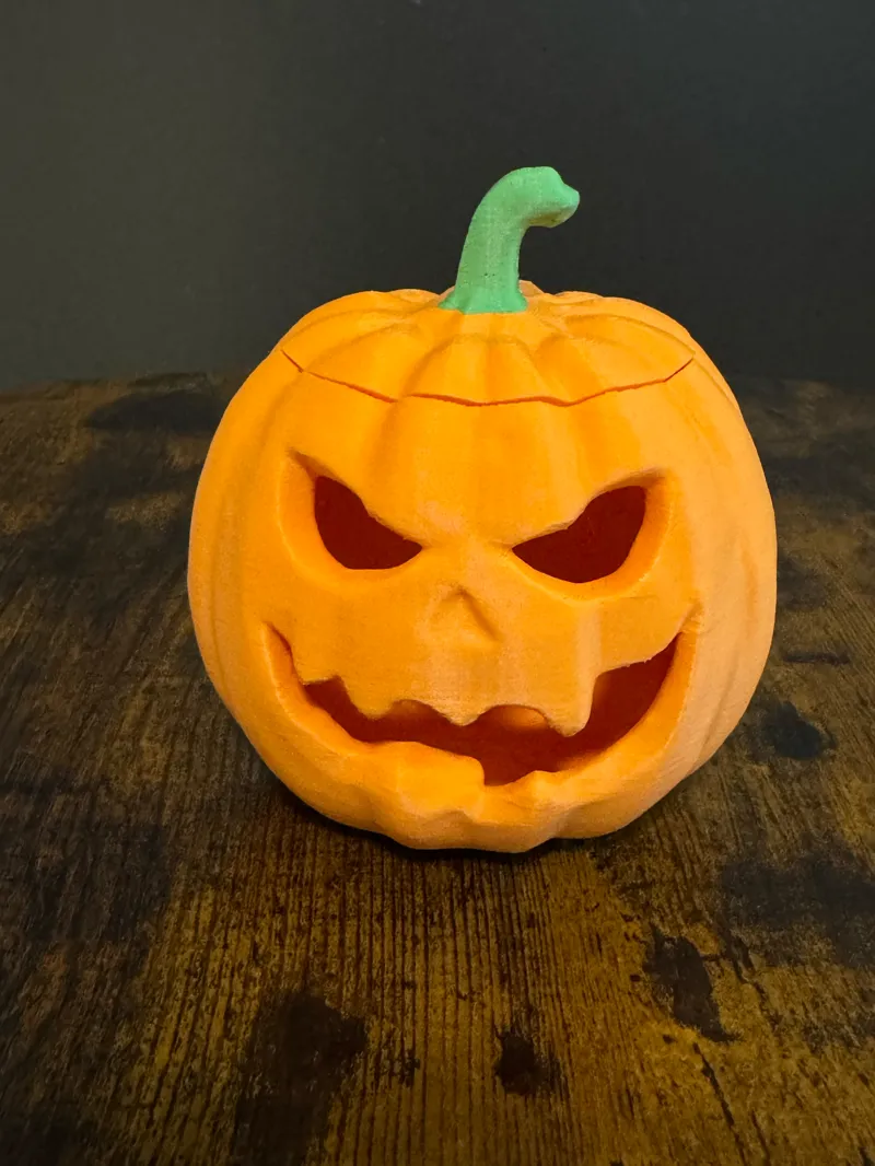 Kürbis Süßigkeiten Topf / pumpkin candy pot
