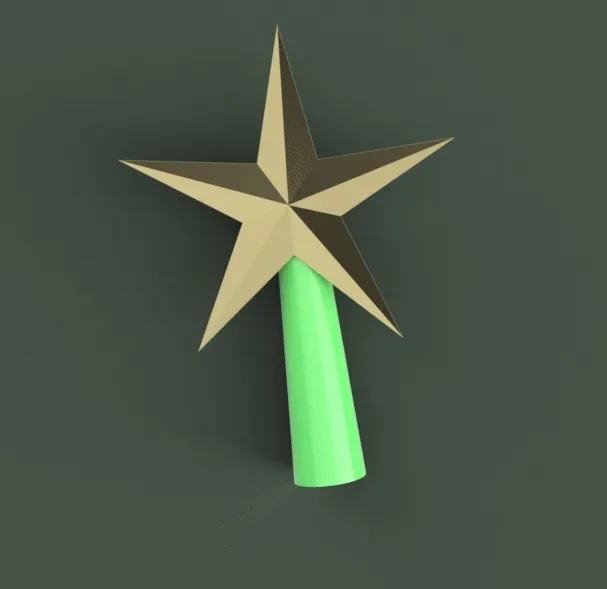Christmas tree topper star