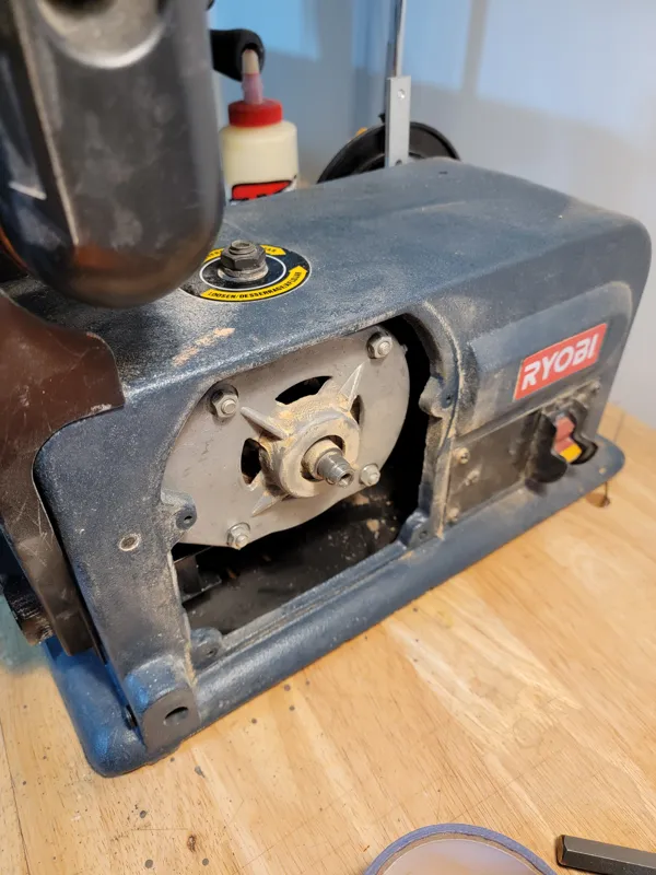 Disk/Belt Sander Cover to eliminate disk safely