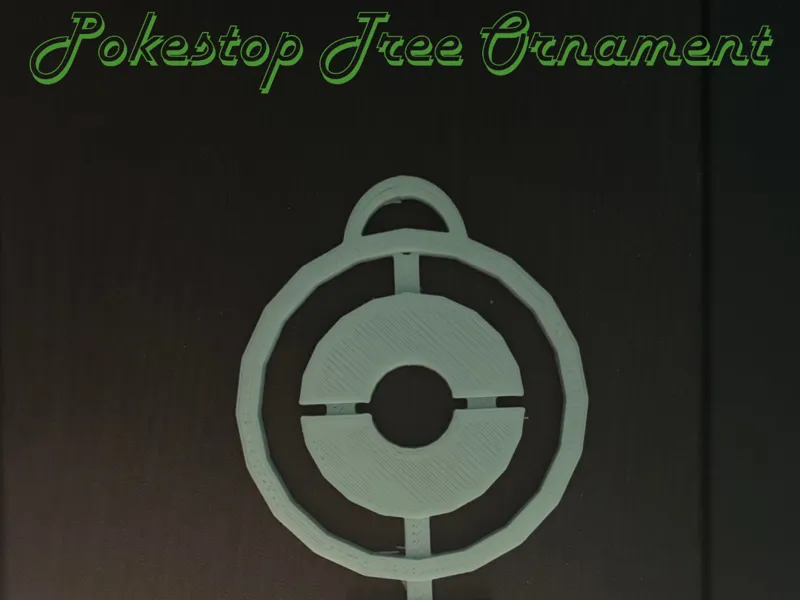 Pokestop Ornament for tree
