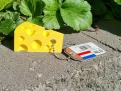Cheese Keychain