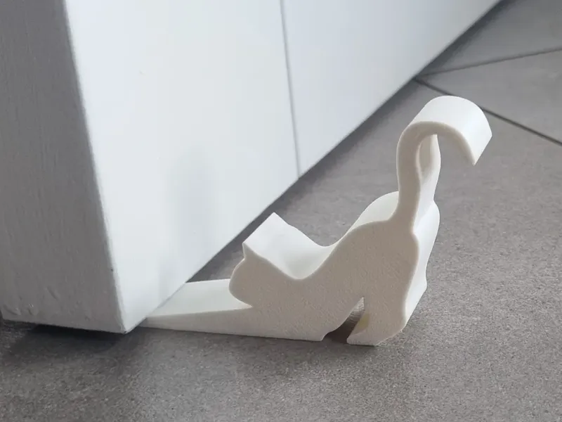 Simplistic Cat Doorstop