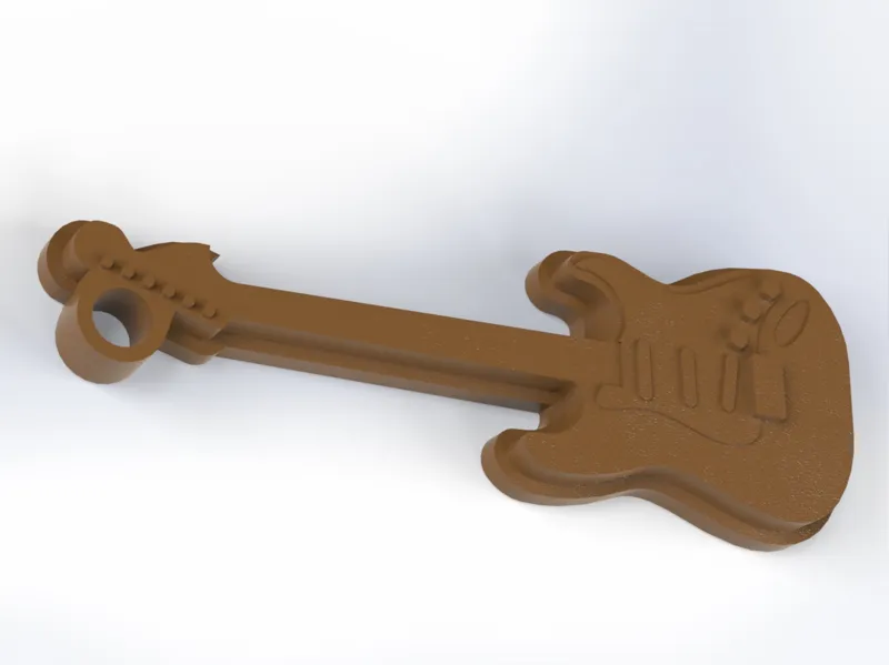 Fender stratocauster keychain
