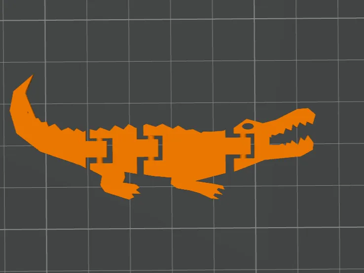alligator keychain
