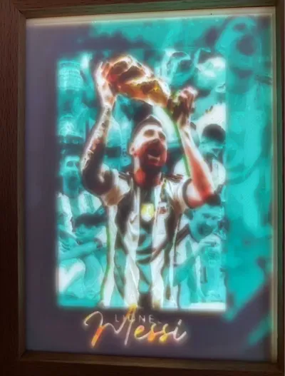 Messi Color Lithophane