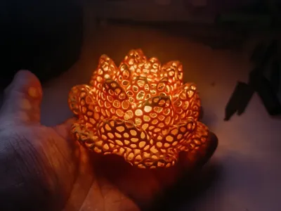 Hollow Lotus Lamp