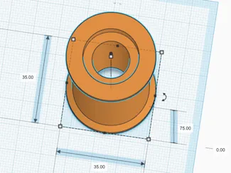FLSUN T1 Pro Filament Spool Holder 608RS bearings