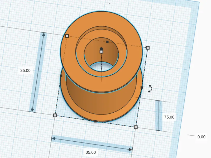 FLSUN T1 Pro Filament Spool Holder 608RS bearings