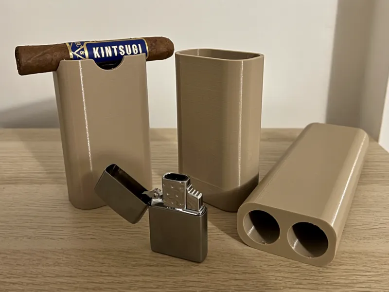 Robust Cigar Case - 2x Toro/Gordo Cigars