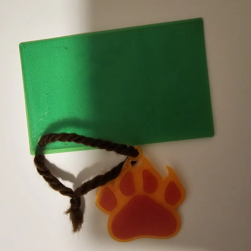 Credit card sized bookmark