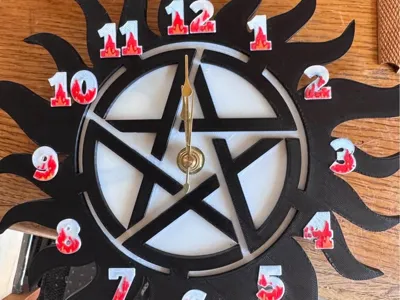 super natural clock