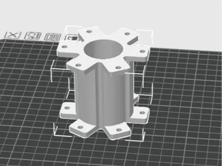 Simracing Wheel Extension 70mm