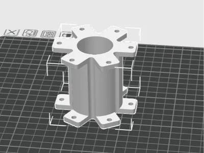 Simracing Wheel Extension 70mm