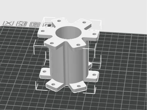 Simracing Wheel Extension 70mm