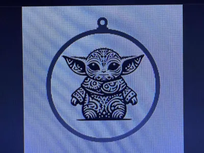 Yoda ornament