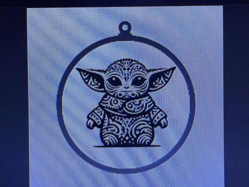 Yoda ornament