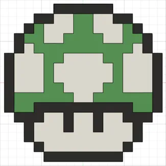 Mario Mushroom Coaster/Home Decor