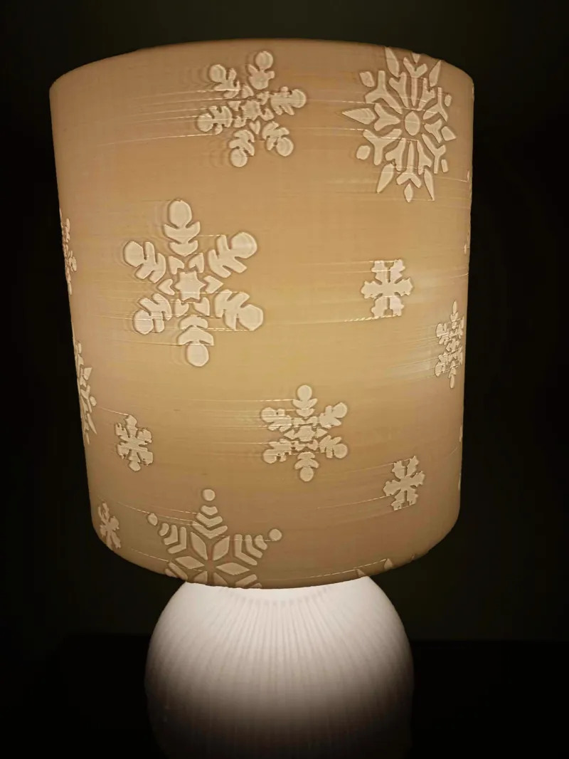 snowflake lampshade
