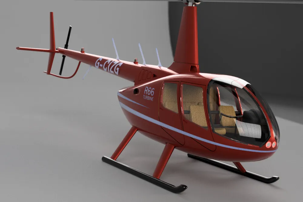 Robinson R66 - Free 3D Print Model - MakerWorld