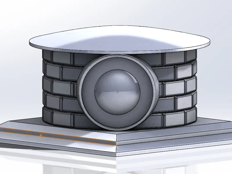 Pedestal for an award or statue