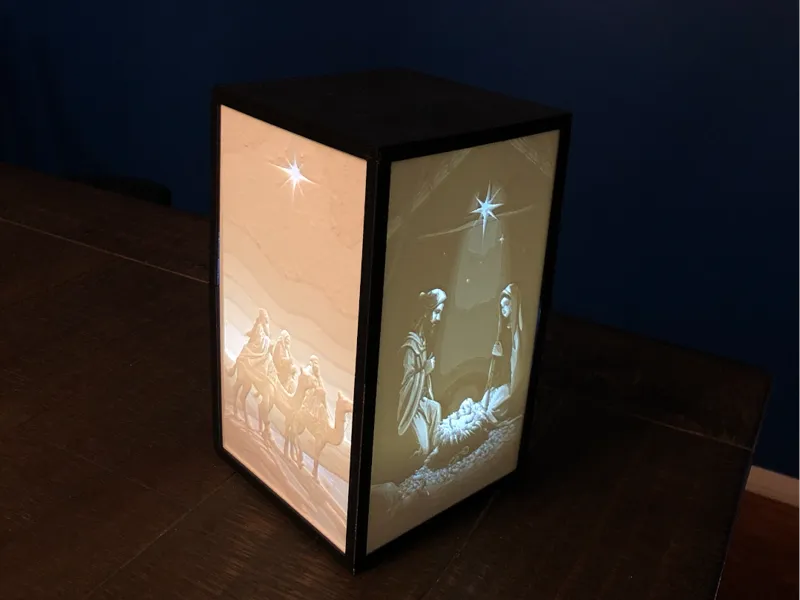 Nativity Lithophane