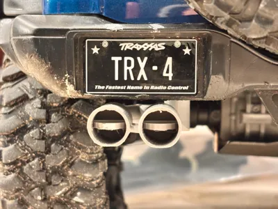 Traxxas TRX4 Dual "open valve" exhaust left and right