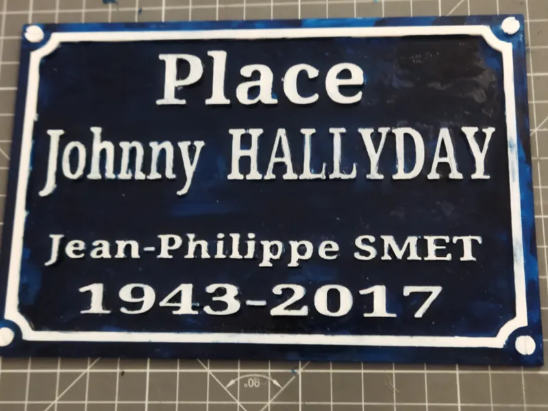 plaque de rue