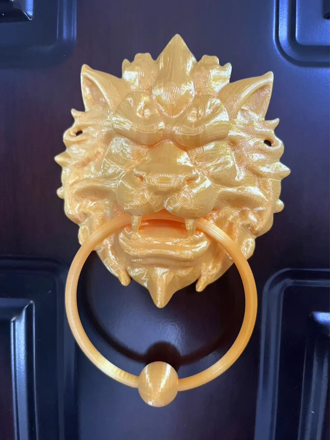 兽脸门把手