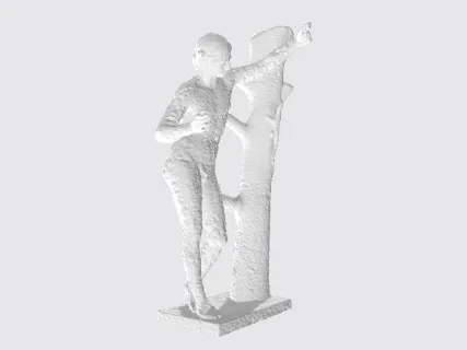 Apollo with lizard statue