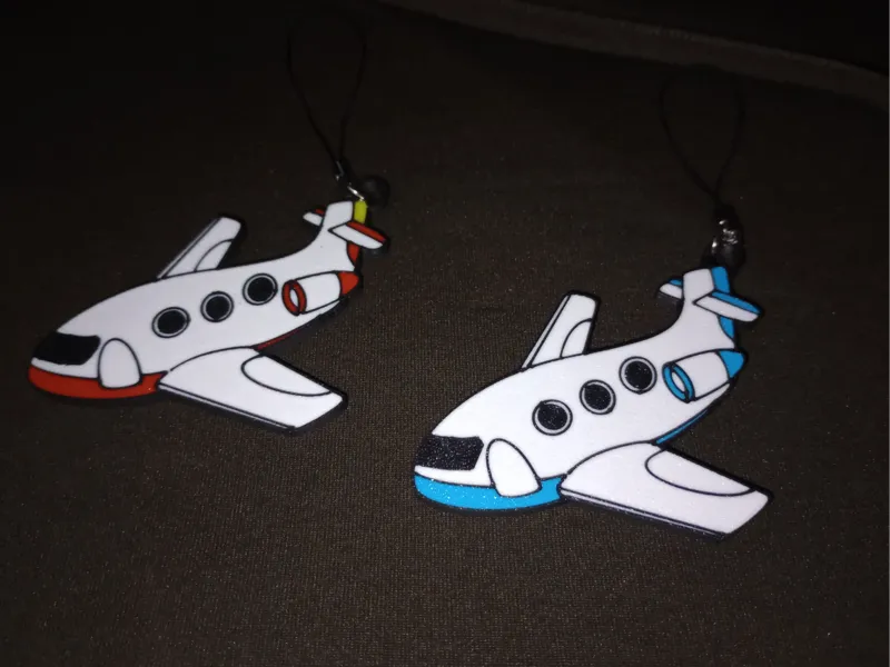 Funny plane Keychain