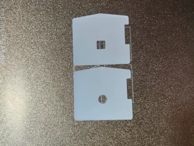 Casio Pomrie stamp machine cardboard template—10mm round and square