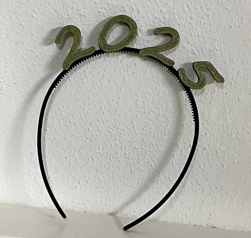 2025 New Year Headband